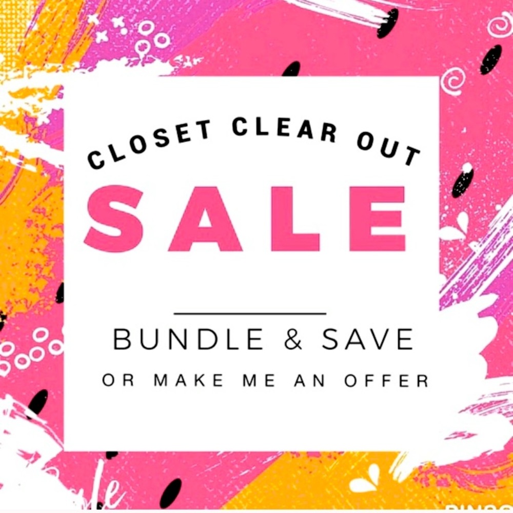 Closet Clear Out! All Items Under $10 Will Go!